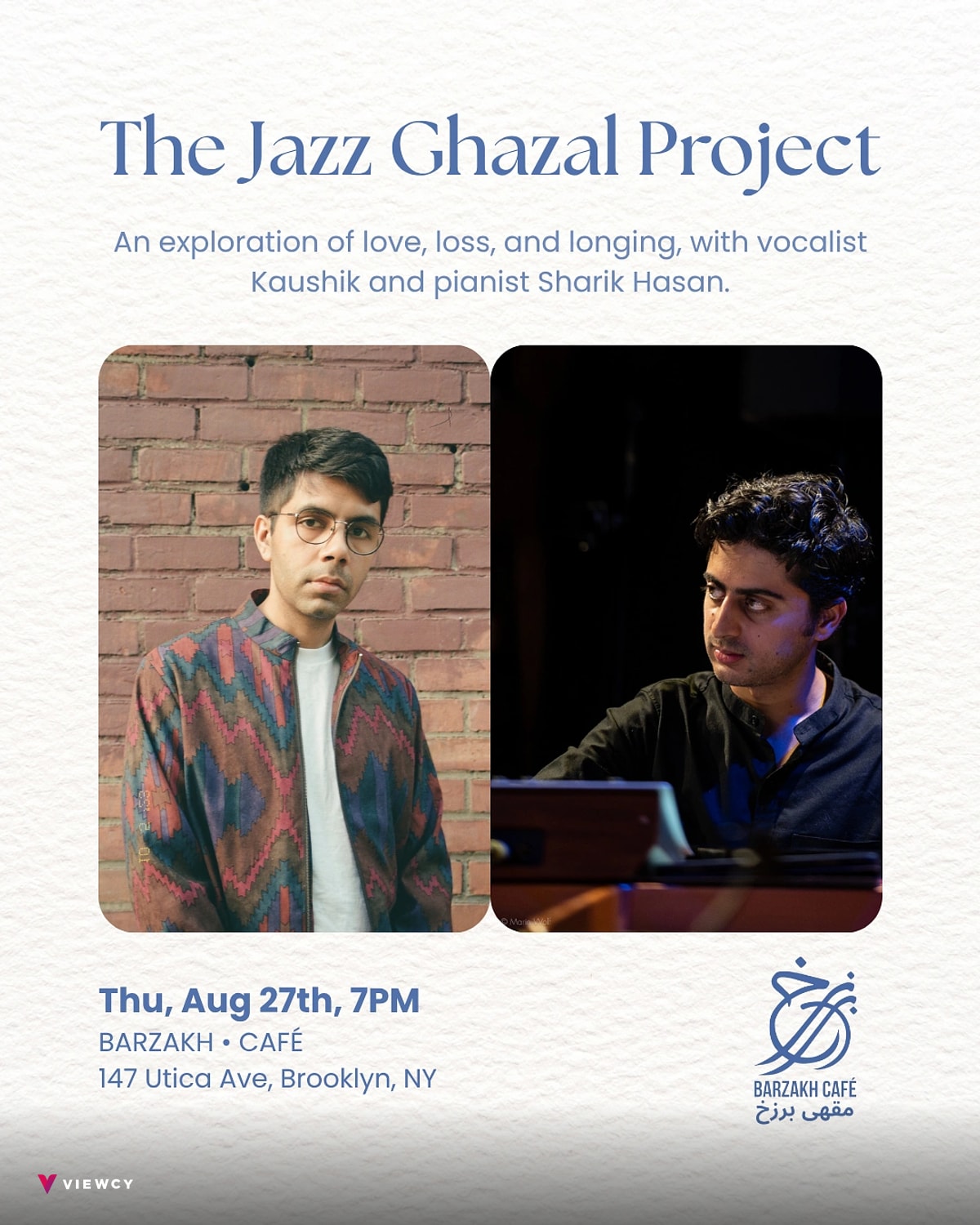 The Jazz Ghazal Project at Barzakh Cafe