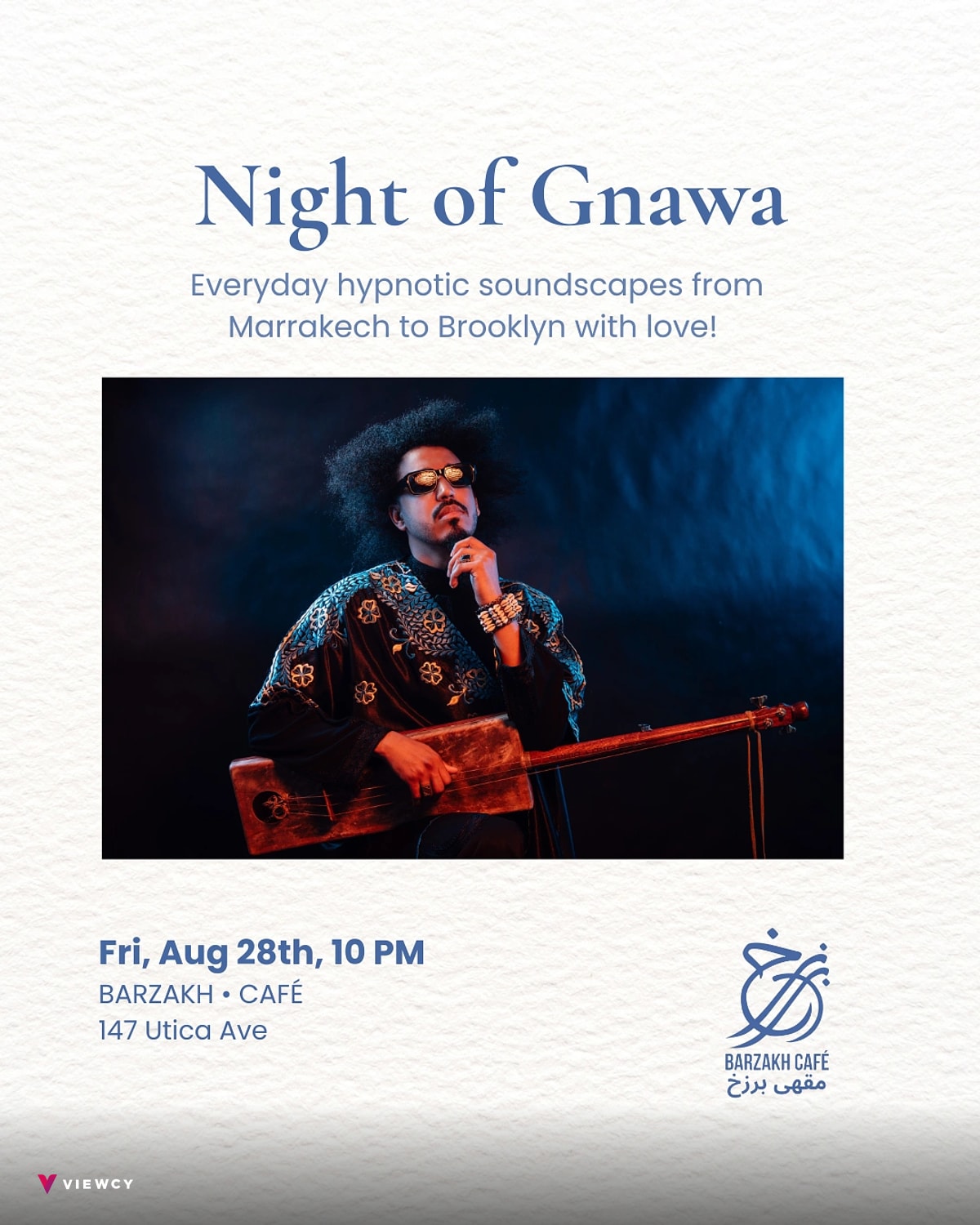 Night of Gnawa at Barzakh Cafe