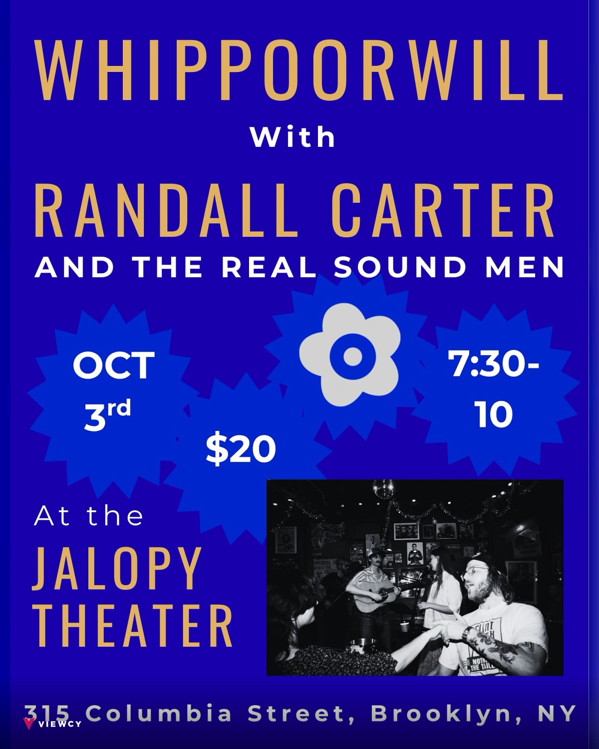 Whippoorwill / Randall Carter & the Real Sound Men - Jalopy Theatre