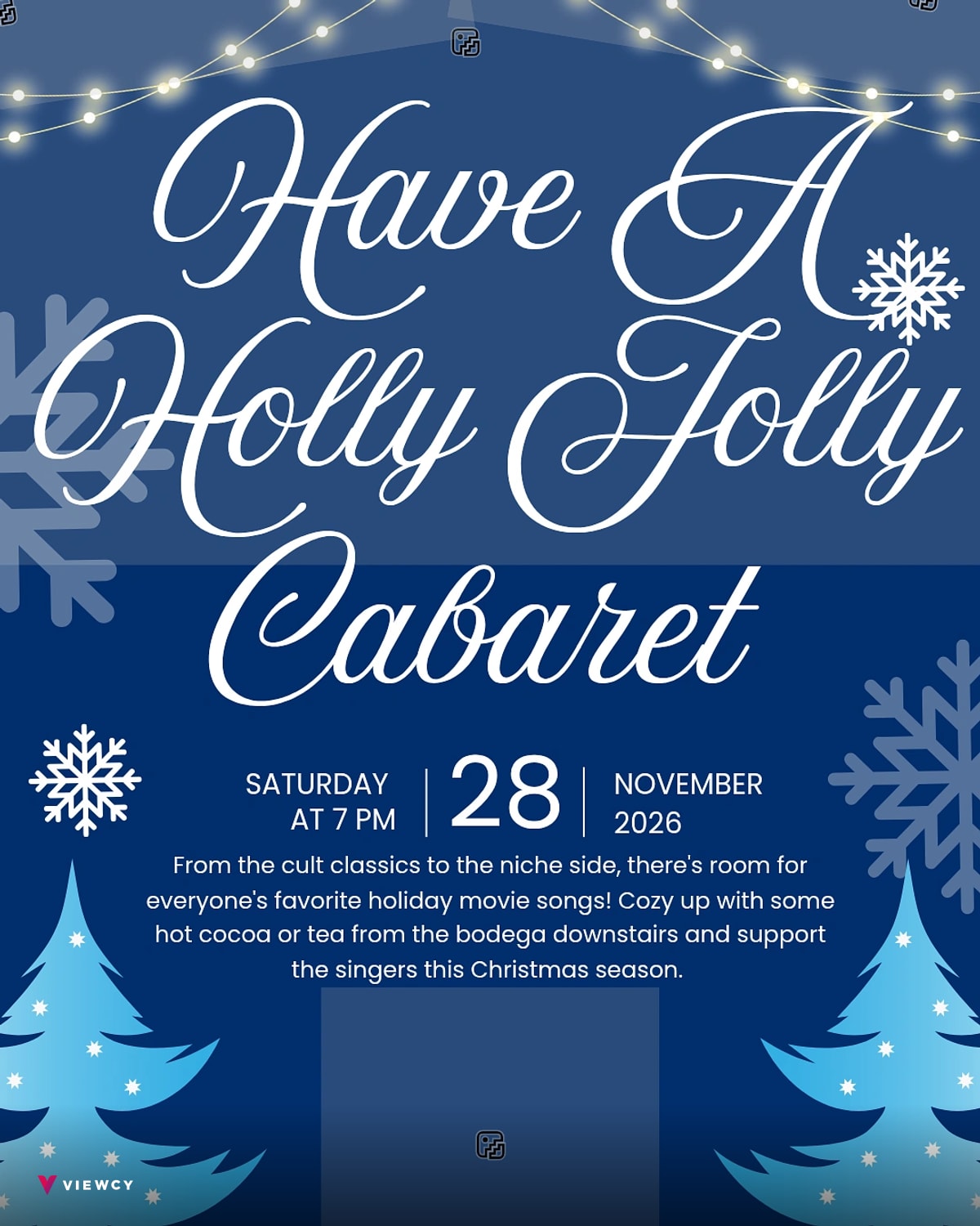 Have A Holly Jolly Cabaret - Reverie Room