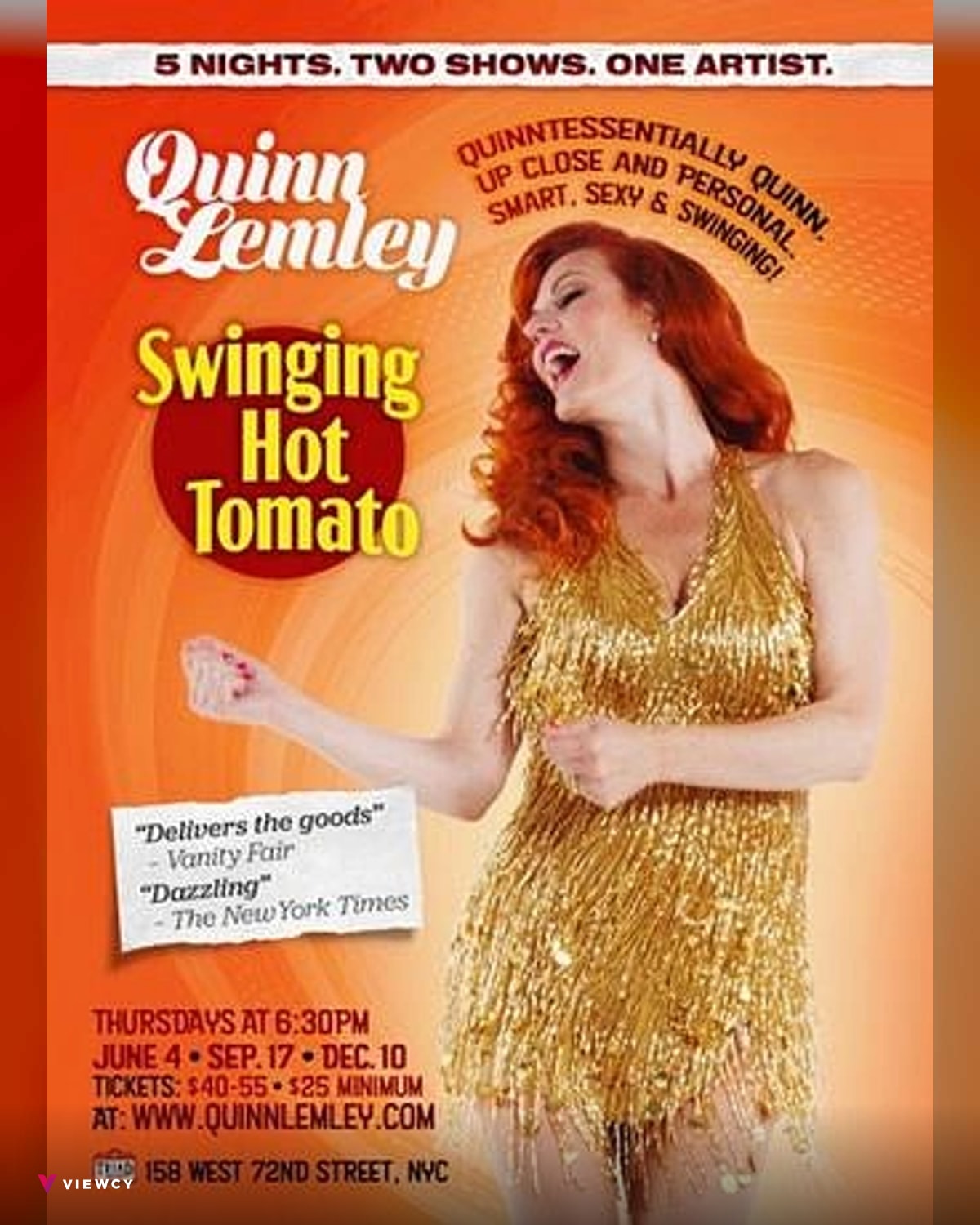 QUINN LEMLEY AT THE TRIAD – Five Nights. Two Shows. One Artist. - Triad Theater