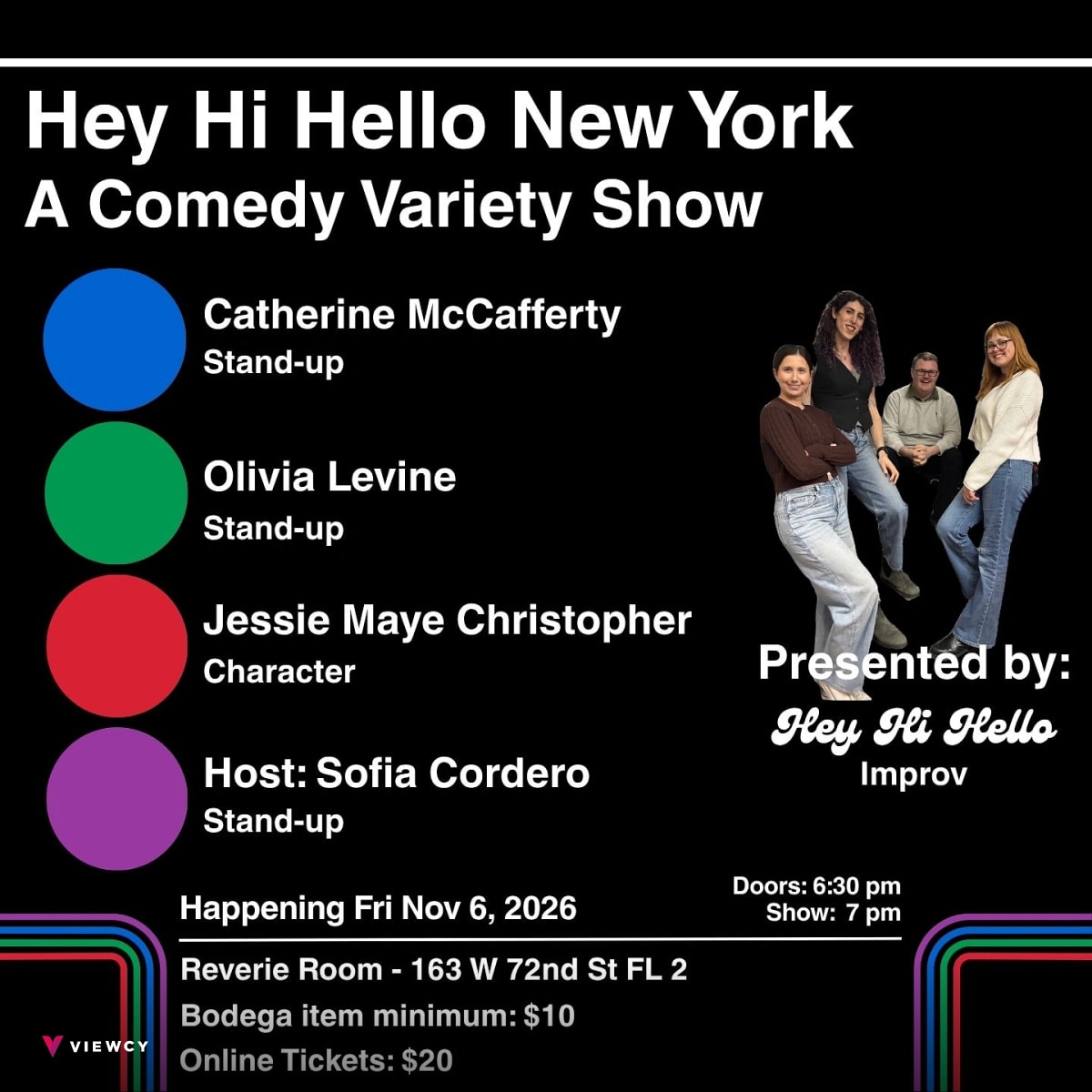 Hey Hi Hello New York - Reverie Room