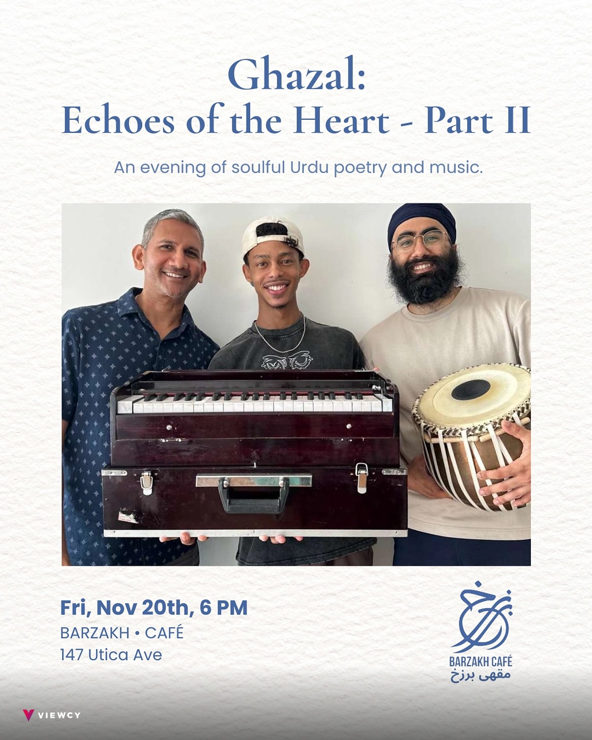 Ghazal: Echoes of the Heart – Part II - Barzakh Cafe