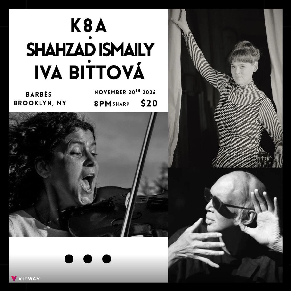K8A / SHAHZAD ISMAILY / IVA BITTOVA - Barbès