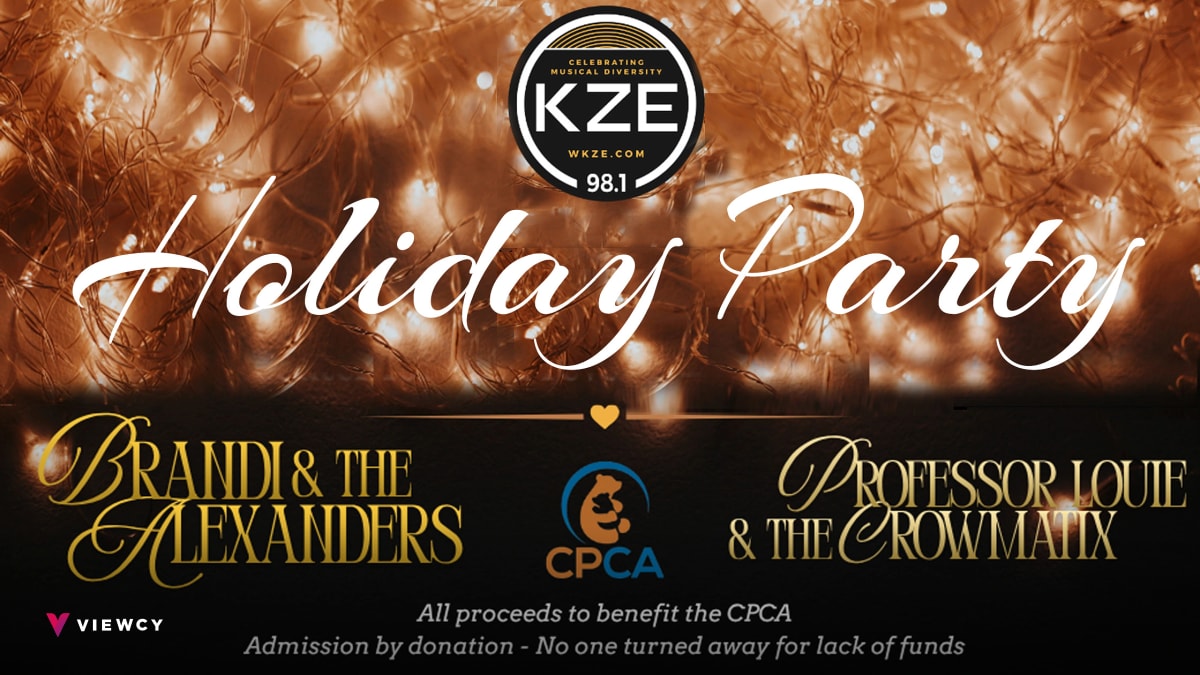 WKZE Holiday Party with Brandi & The Alexanders and Professor Louie & the Crowmatix - TEMPO Concert Hall